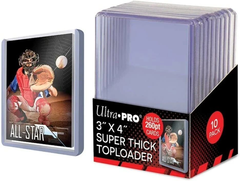 3" x 4" Super Thick TOPLOADERS 260pt (10ct)